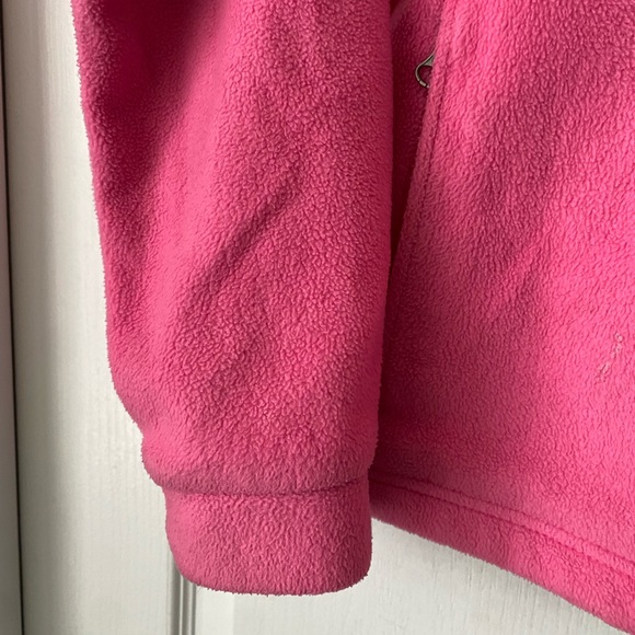 Columbia zip up pink fleece. Size large 14/16. - Picture 6 of 12